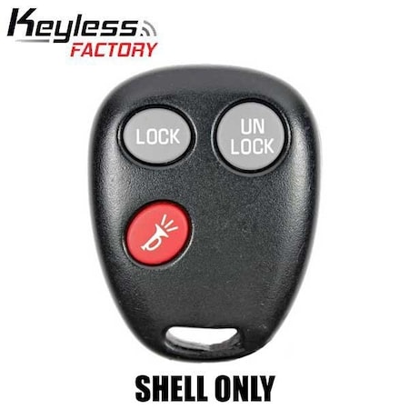 Keyless Factory 2002-2003 Saturn Vue / 3-Button Keyless Entry Remote SHELL ONLY / PN22693421 / LHJ009 ORS-GM-046